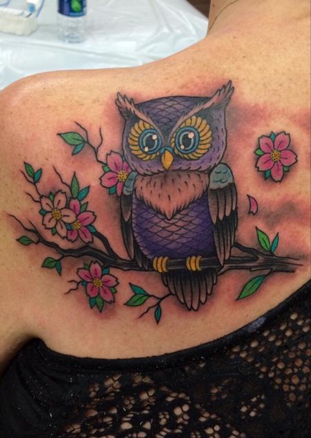 Tattoos - Owl - 108911